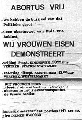 Abortusdemonstratie 1977